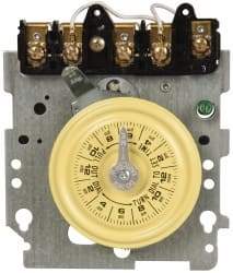 Intermatic - 24 hr Mechanism Only Analog Electromechanical Timer Switch - 12 On/Off per Day, 208 to 277 VAC, 60 Hz, - USA Tool & Supply