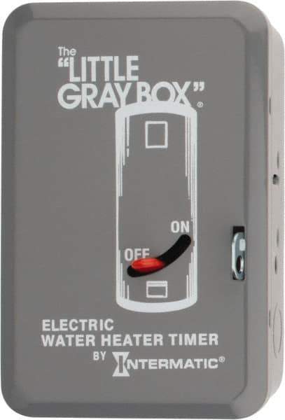 Intermatic - 24 hr Indoor Analog Mechanical Timer Switch - 12 On/Off per Day, 208 to 277 VAC, 60 Hz, - USA Tool & Supply