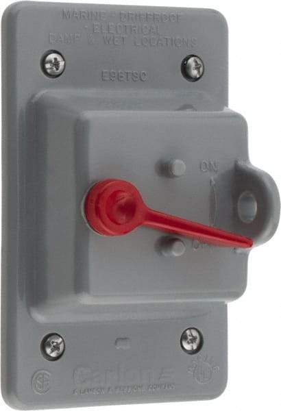 Thomas & Betts - Electrical Outlet Box Polycarbonate Toggle Switch - USA Tool & Supply