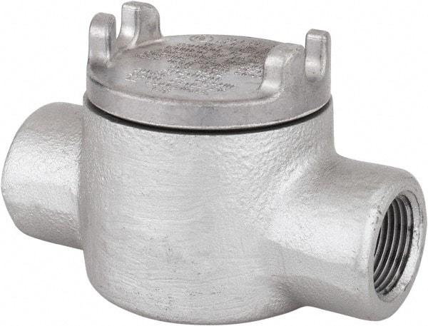 Thomas & Betts - (2) 1/2" Knockouts, Iron Round GUAC - 2-1/2" Overall Width x 2-1/4" Overall Depth - USA Tool & Supply