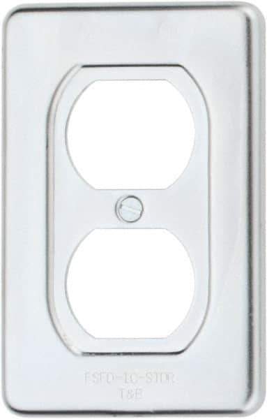 Thomas & Betts - Electrical Outlet Box Steel Device Cover - USA Tool & Supply
