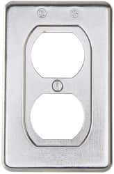 Thomas & Betts - Electrical Outlet Box Steel Device Cover - USA Tool & Supply