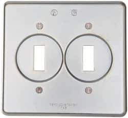 Thomas & Betts - Electrical Outlet Box Steel Device Cover - USA Tool & Supply