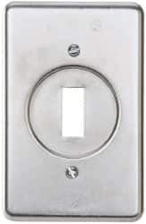 Thomas & Betts - Electrical Outlet Box Steel Device Cover - USA Tool & Supply