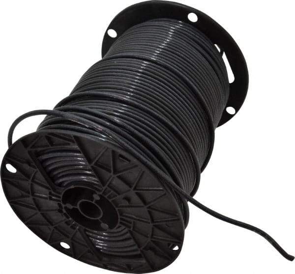 Southwire - THHN/THWN, 10 AWG, 30 Amp, 500' Long, Stranded Core, 19 Strand Building Wire - Black, Thermoplastic Insulation - USA Tool & Supply