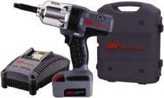 Ingersoll-Rand - 1/2" Drive 20 Volt Pistol Grip Cordless Impact Wrench & Ratchet - 1,900 RPM, 2,300 BPM, 1,100 Ft/Lb Torque, 1 Lithium-Ion Battery Included - USA Tool & Supply