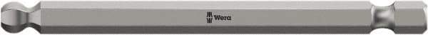Wera - 5mm Hex Bit - 1/4" Hex Drive, 3-1/2" OAL - USA Tool & Supply