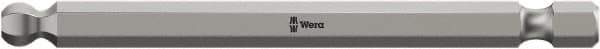 Wera - 6mm Hex Bit - 1/4" Hex Drive, 3-1/2" OAL - USA Tool & Supply