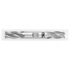 9/64 x 3/8 x 7/16 x 3-1/8 4 Fl HSS-CO Square Non-Center Cutting End Mill - Bright - USA Tool & Supply