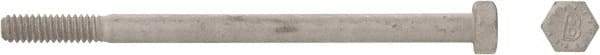 Bowmalloy - 1/4-20, 1-1/2" Long Hex Head Cap Screw - Partially Threaded, Grade 9 Alloy Steel, Bowma-Guard Finish, 7/16" Hex - USA Tool & Supply