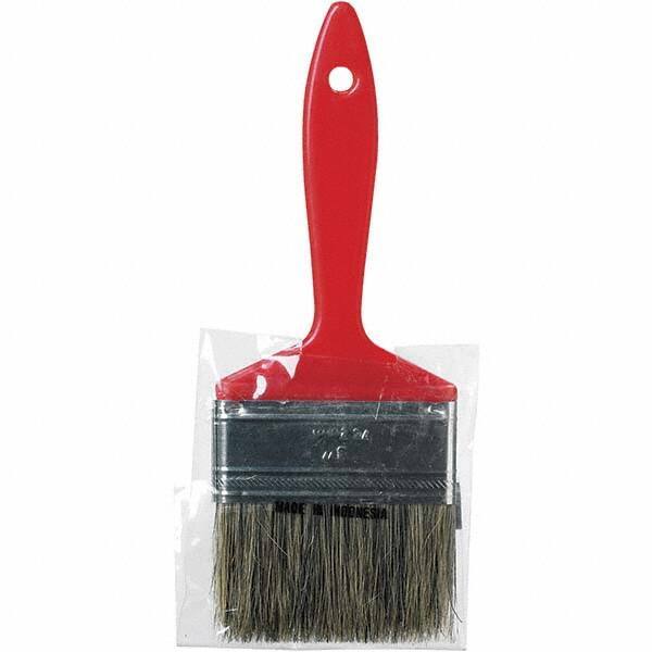 Rubberset - 3" Flat Hog Chip Brush - Wood Beavertail Handle - USA Tool & Supply