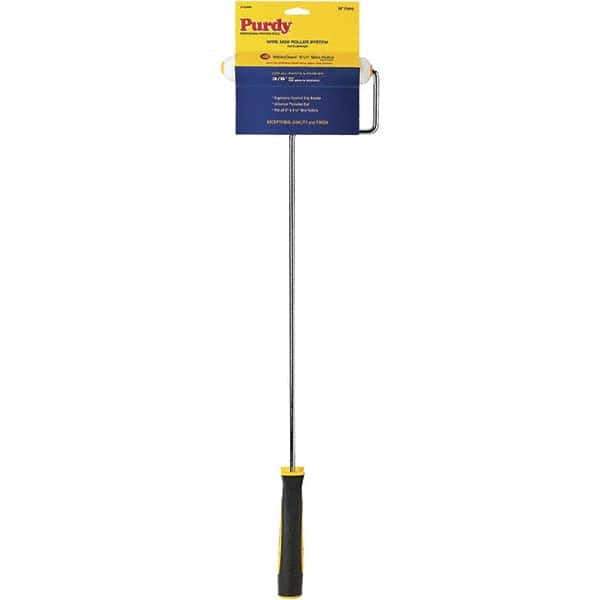 Purdy - 3/8" Nap, Mini Roller Kit - 6-1/2" Wide, Includes Paint Tray, Roller Cover & Frame - USA Tool & Supply