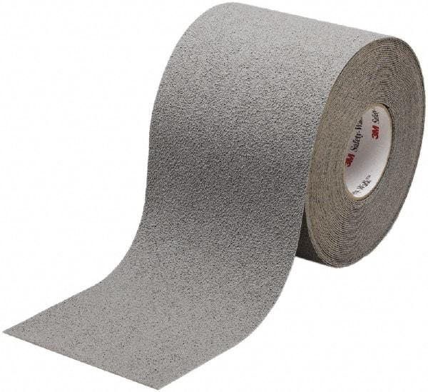 Ability One - Gray Solid Color Anti-Slip Vinyl Tape - 1" Wide x 60' Long x 0.045" Thick, General Traffic - USA Tool & Supply