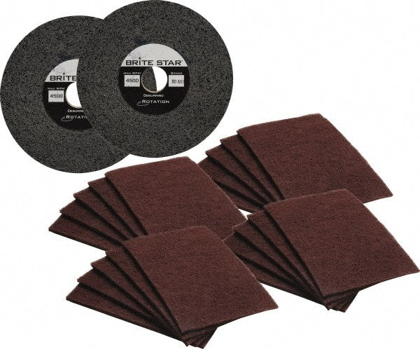 Deburring Wheel: Density 8, Silicon Carbide Hard Grade, Convolute Wheel, 3,400 RPM