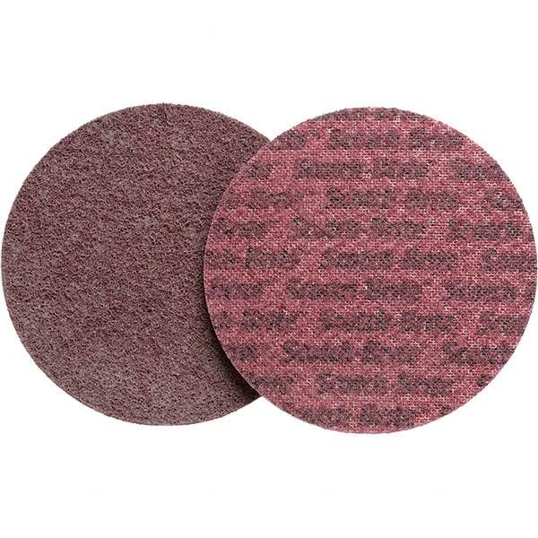 3M - 7" Diam, Aluminum Oxide Hook & Loop Disc - Medium Grade, Nonwoven, - USA Tool & Supply