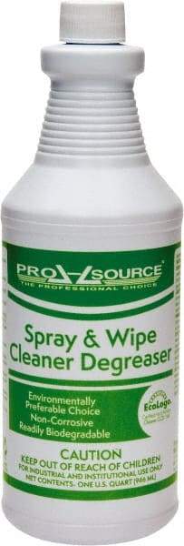 PRO-SOURCE - 32 oz Bottle Cleaner/Degreaser - Liquid, Butyl-Free, Fruit - USA Tool & Supply