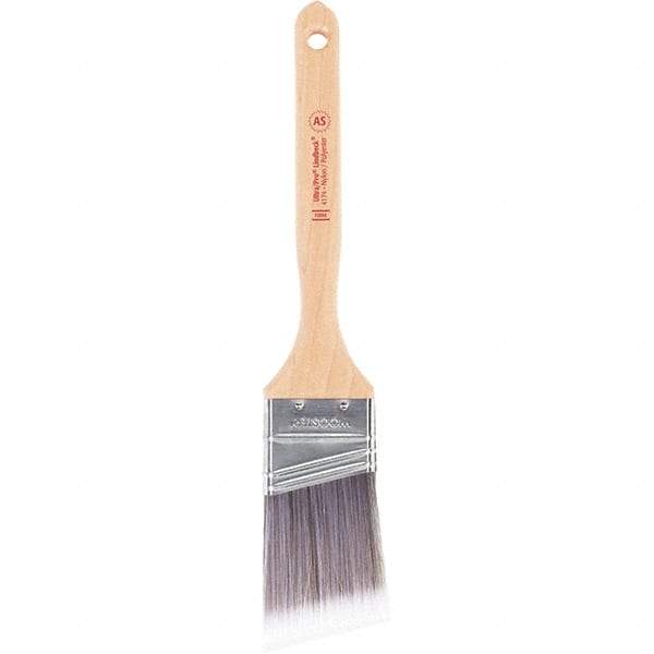 Wooster Brush - 2" Synthetic General Purpose Paint Brush - 2-11/16" Bristle Length, Maple Handle - USA Tool & Supply