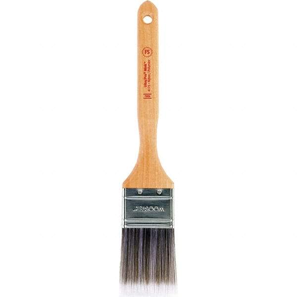 Wooster Brush - 2" Flat Synthetic Sash Brush - 2-11/16" Bristle Length, Maple Handle - USA Tool & Supply