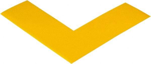 PRO-SAFE - Yellow Solid Color PVC Tape - 2" Wide x 1/2' Long x 50 mil Thick, General Traffic - USA Tool & Supply