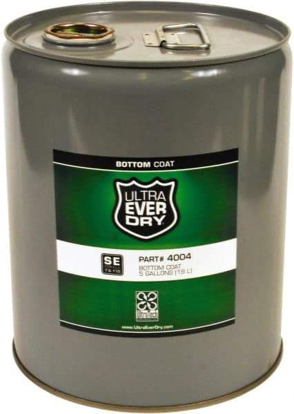 UltraTech - 5 Gal Metal Can Semi-Flat White Acrylic Coating - Approximately 250 Sq Ft/Gal Coverage, 528 g/L VOC Content, Direct to Metal - USA Tool & Supply