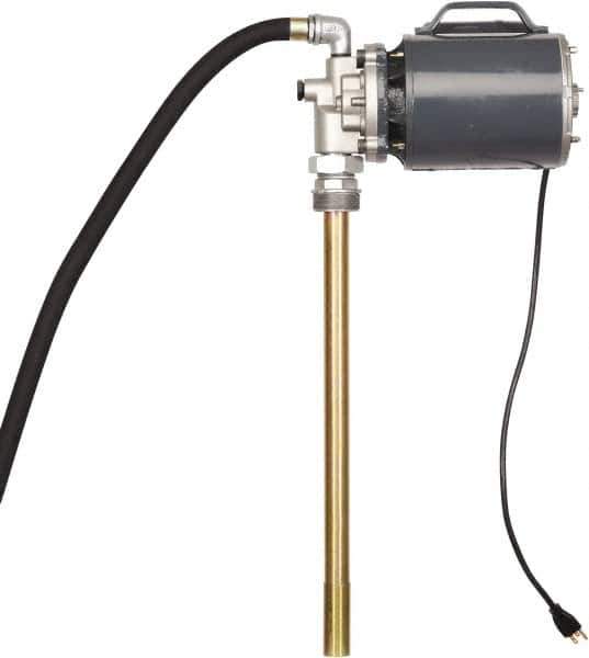 PRO-LUBE - Oil Lubrication 8 Gal/min Flow Aluminum Electric Pump - For 55 Gal Container - USA Tool & Supply