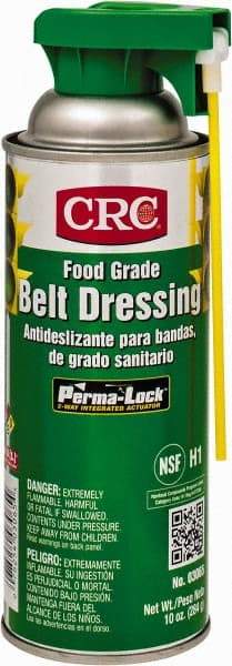 CRC - 16 Ounce Container Clear Aerosol, Belt and Conveyor Dressing - Food Grade, 350°F Max - USA Tool & Supply