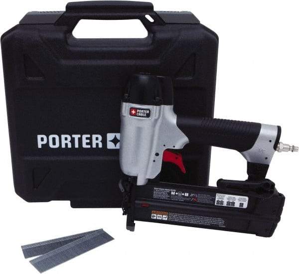 Porter-Cable - 2" Nail Length, 18 Gauge Brad Air Nailer Kit - 70 to 120 psi - USA Tool & Supply