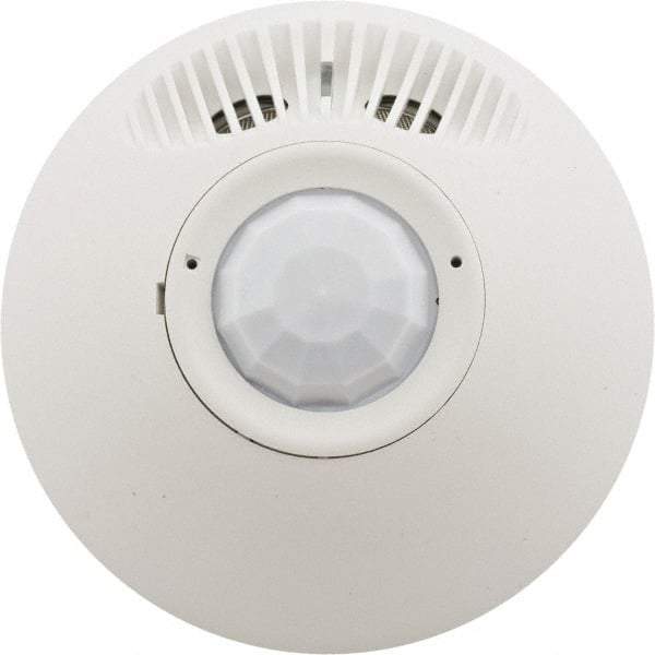 Hubbell Wiring Device-Kellems - 24 VAC/VDC, Indoor Ceiling Mount Infrared and Ultrasonic Sensor - 1-1/2 Inch High - USA Tool & Supply
