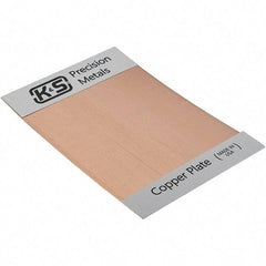 Made in USA - Copper Sheets Material: Copper Thickness (Decimal Inch): 0.0500 - USA Tool & Supply
