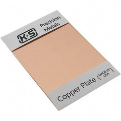 Made in USA - Copper Sheets Material: Copper Thickness (Decimal Inch): 0.0500 - USA Tool & Supply