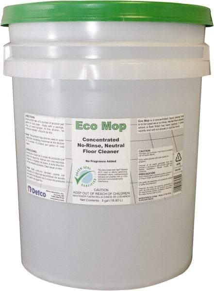 Detco - 5 Gal Pail Cleaner - Use on Resilient Flooring - USA Tool & Supply