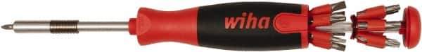 Wiha - Bit Screwdriver Set - Phillips, Slotted, Torx, Square, Pozidriv - USA Tool & Supply