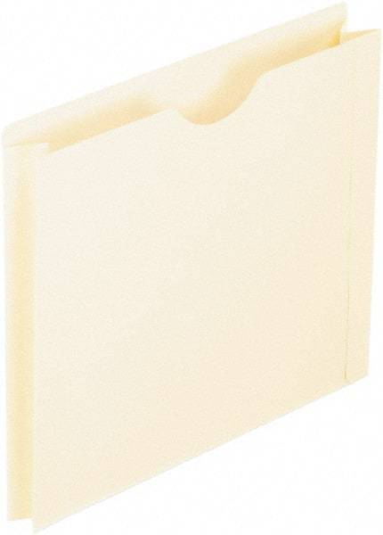 Pendaflex - 8-1/2 x 11", Letter Size, Manila, Expansion Folders - 11 Point Stock, Straight Tab Cut Location - USA Tool & Supply