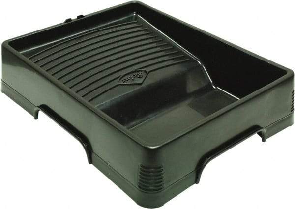 Richard - 9-1/2" Roller Compatible Paint Tray - 1 Gal Capacity, 9-1/2" Wide, Plastic - USA Tool & Supply