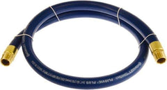 Continental ContiTech - 1" ID x 1.38" OD 10' Long Multipurpose Air Hose - MNPT x MNPT Ends, 250 Working psi, -10 to 158°F, 1" Fitting, Blue - USA Tool & Supply