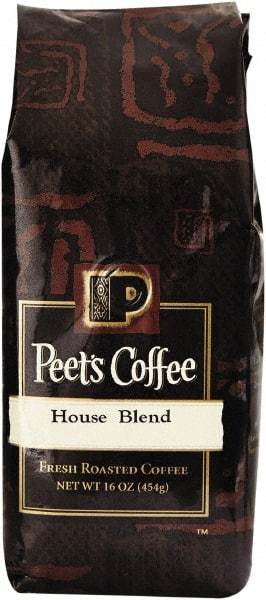 Peet's Coffee & Tea - Bulk Coffee, House Blend, Ground, 1 Lb Bag - USA Tool & Supply