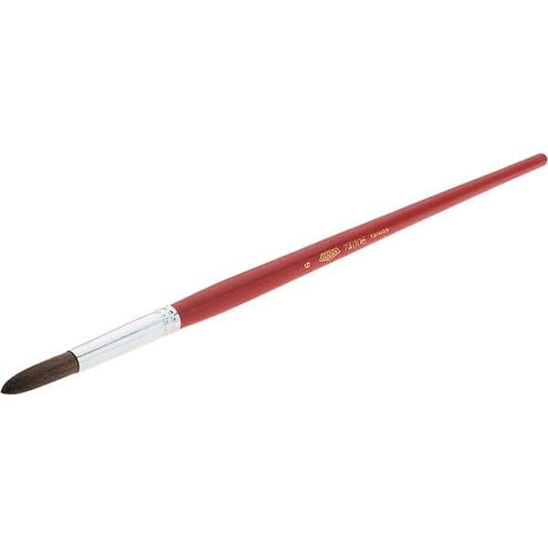 Osborn - #6 Camel Hair Marking Brush - 9/32" Wide, 1-1/8" Bristle Length, Wood Handle - USA Tool & Supply