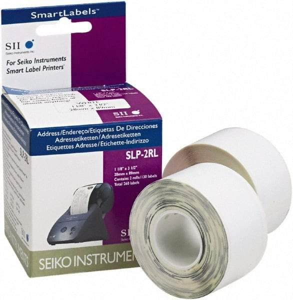 Seiko - Address Shipping Label - 1-1/8" High x 3-1/2" Wide - USA Tool & Supply