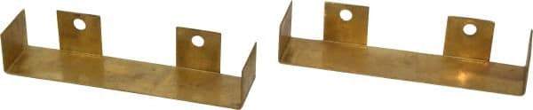 Value Collection - 4, 5 & 6" Jaw Width, Brass, Vise Jaw Cap - Compatible with 4, 5 & 6" Vises - USA Tool & Supply