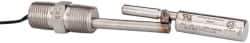 Madison - 1/2" Thread, 300 Max psi, 200°F Max, Liquid Level Side-Mounted Switch - 0.6 Float SG, High Temperature or Corrosive Conditions - USA Tool & Supply