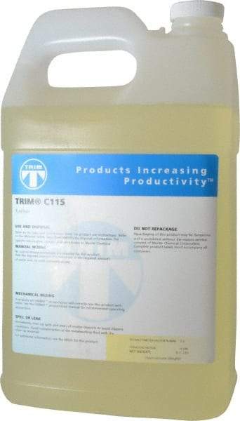 Master Fluid Solutions - Trim C115, 1 Gal Bottle Grinding Fluid - Synthetic, For Machining - USA Tool & Supply