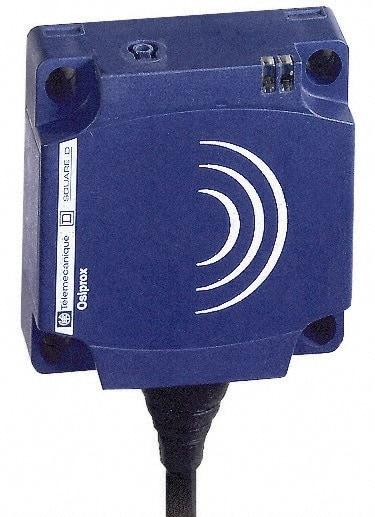Telemecanique Sensors - PNP, 15 to 25mm Detection, Flat, Inductive Proximity Sensor - 3 Wires, IP68, 12 to 24 VDC, 40mm Wide - USA Tool & Supply