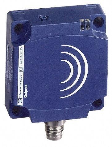 Telemecanique Sensors - PNP, NC, 15 to 25mm Detection, Flat, Inductive Proximity Sensor - 3 Wires, IP67, 12 to 24 VDC, 40mm Wide - USA Tool & Supply