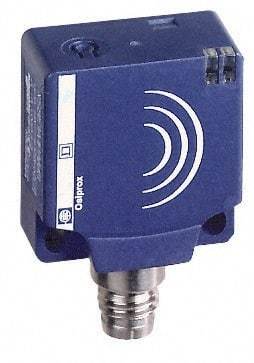Telemecanique Sensors - NPN, NC, 10 to 15mm Detection, Flat, Inductive Proximity Sensor - 3 Wires, IP67, 12 to 24 VDC, 26mm Wide - USA Tool & Supply