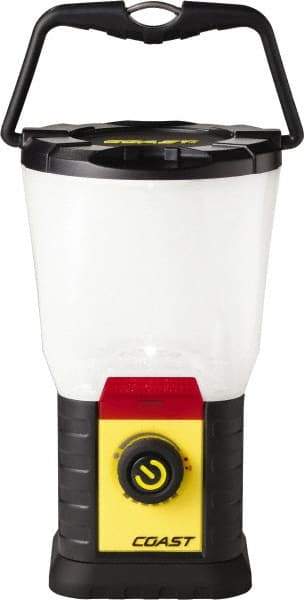 Coast Cutlery - White, Red LED Bulb, 375 Lumens, Industrial/Tactical Flashlight - Black Plastic Body, 0 D Batteries Not Included - USA Tool & Supply