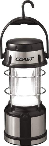 Coast Cutlery - White, Red LED Bulb, 460 Lumens, Industrial/Tactical Flashlight - Black Aluminum Body, 0 D Batteries Not Included - USA Tool & Supply