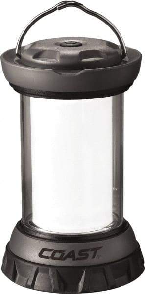 Coast Cutlery - White, Red LED Bulb, 168 Lumens, Spotlight/Lantern Flashlight - Silver Plastic Body, 0 AA Batteries Not Included - USA Tool & Supply