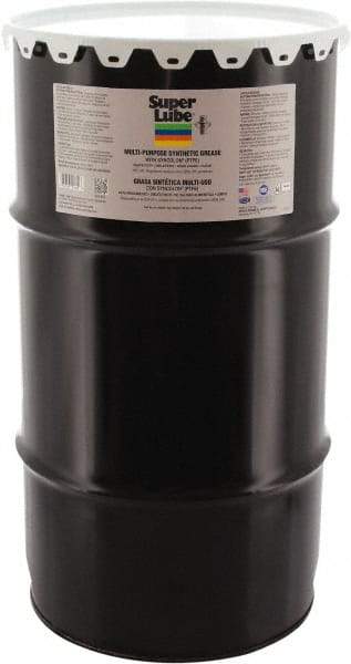 Synco Chemical - 120 Lb Keg Synthetic Lubricant w/PTFE General Purpose Grease - Translucent White, Food Grade, 450°F Max Temp, NLGIG 000, - USA Tool & Supply