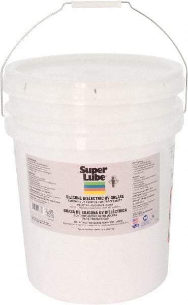 Synco Chemical - 30 Lb Pail Silicone Heat-Transfer Grease - Translucent White, Food Grade, 450°F Max Temp, NLGIG 2, - USA Tool & Supply