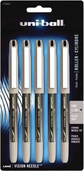 Uni-Ball - Roller Ball 0.7mm Stick Pen - Black - USA Tool & Supply